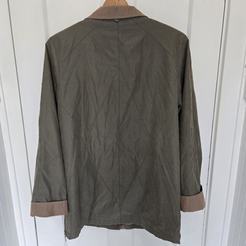 Vintage Braettan Womens Barn Coat Size M Quilted Chore Coat Cottagecore Country - Picture 9 of 12
